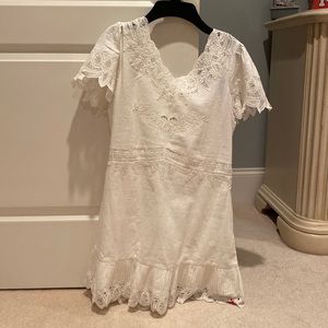 LoveShackFancy Thara Dress True White